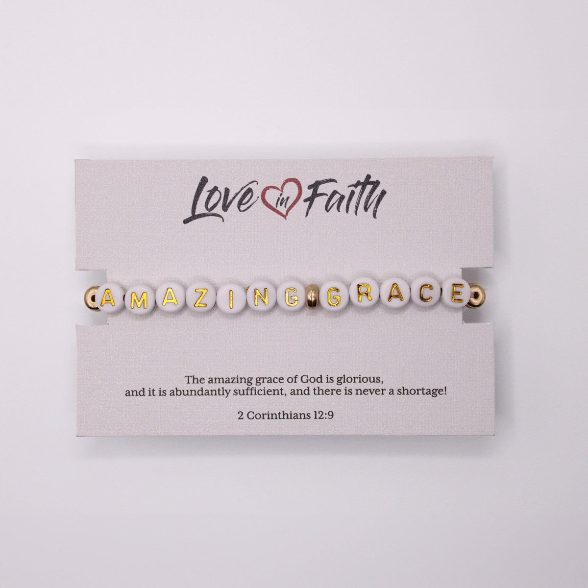 AMAZING GRACE Bead & Stone Bracelet