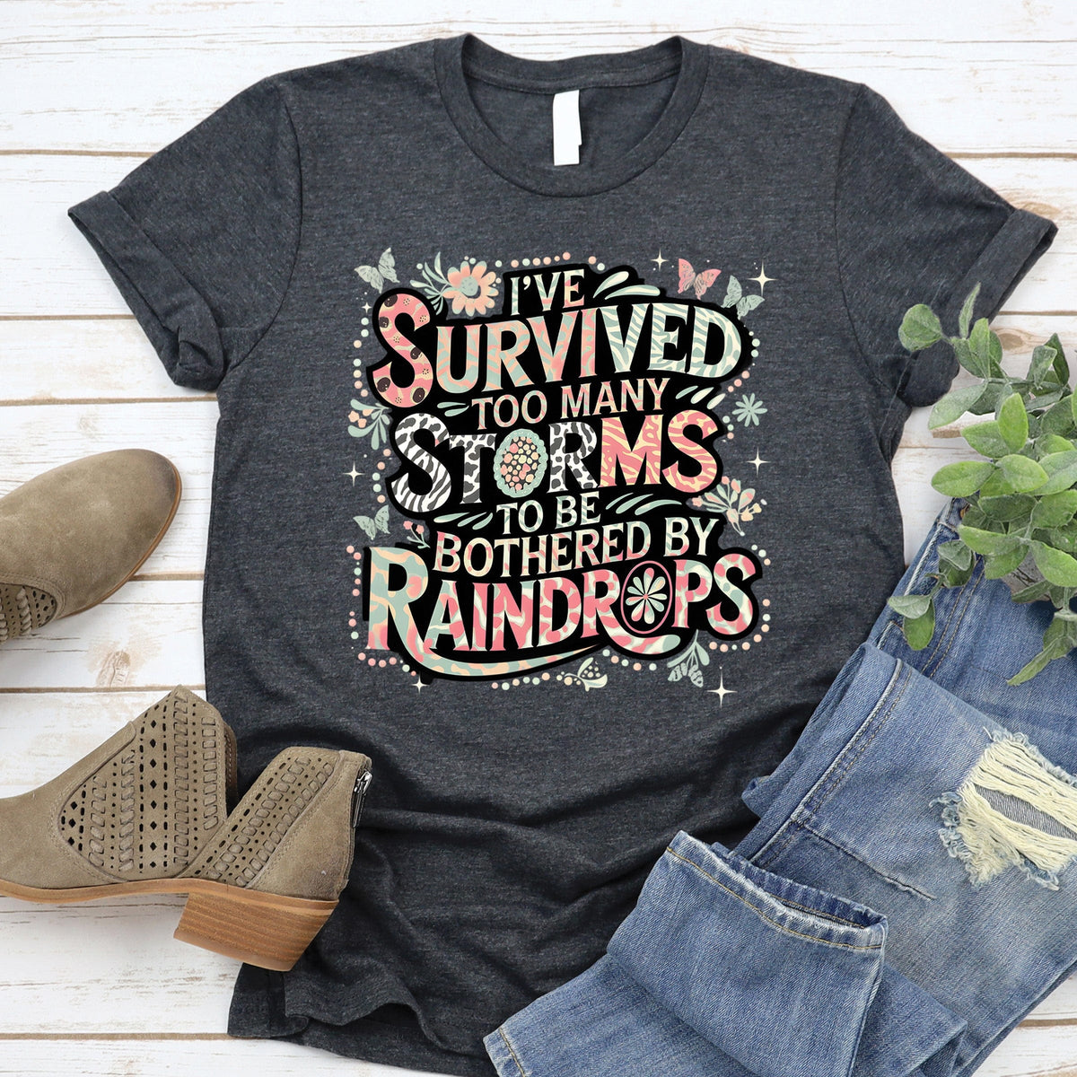 Too Many Storms Tee